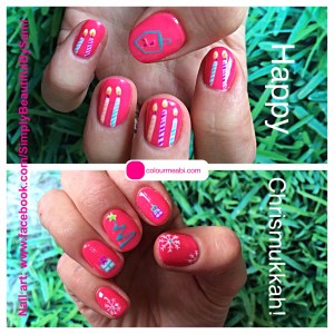 Christmas Xmas Holiday Festive Season Hanukkah Nail Art Chrismukkah Abi Bovary